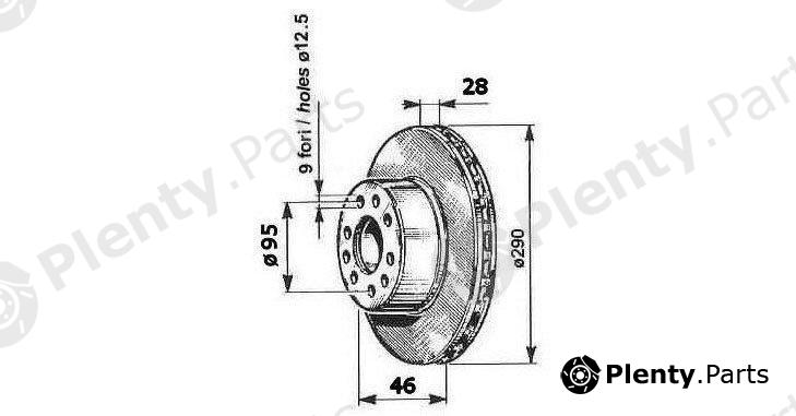  ERREVI part 713703 Replacement part