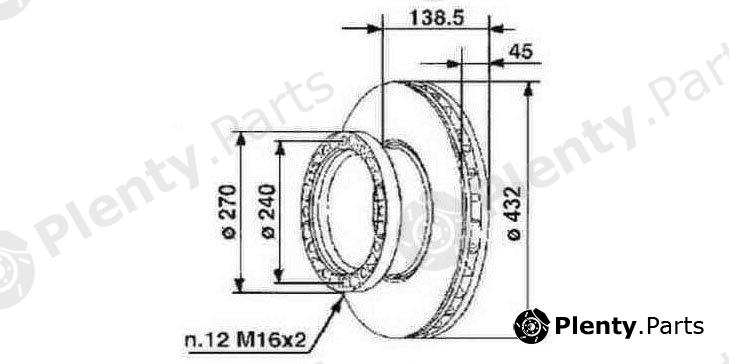  ERREVI part 713723 Replacement part