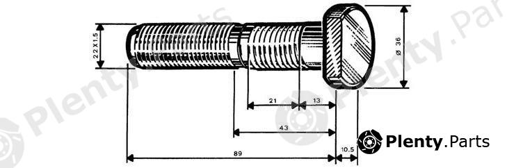  ERREVI part 729355 Replacement part