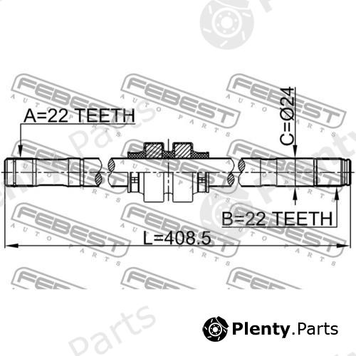  FEBEST part 0212-B10ATLH (0212B10ATLH) Replacement part