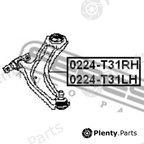  FEBEST part 0224-T31RH (0224T31RH) Track Control Arm