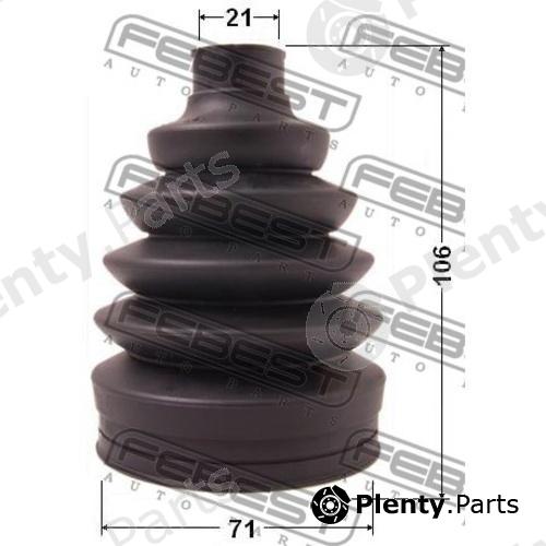 FEBEST part 1017P-AV (1017PAV) Bellow, driveshaft