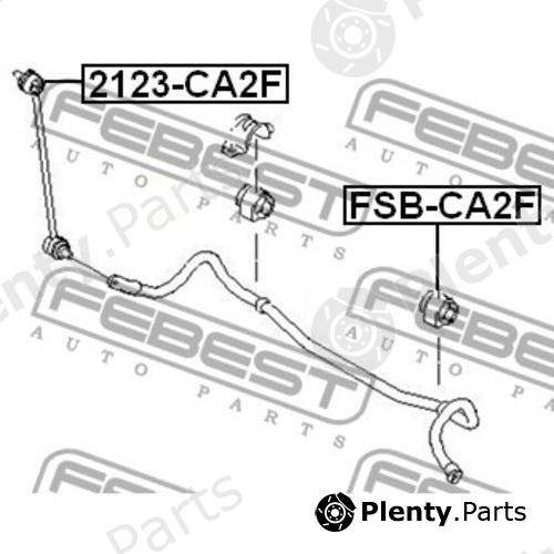  FEBEST part 2123-CA2F (2123CA2F) Rod/Strut, stabiliser