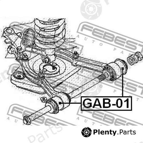  FEBEST part GAB01 Replacement part