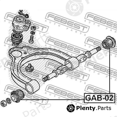  FEBEST part GAB02 Replacement part