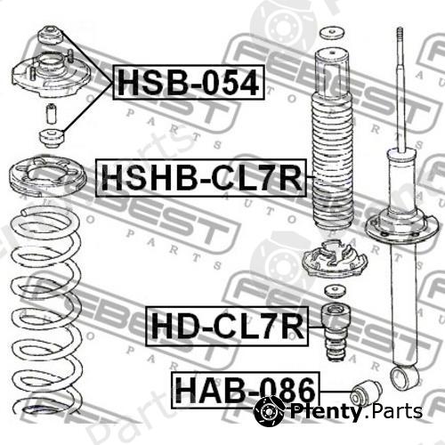  FEBEST part HAB086 Replacement part