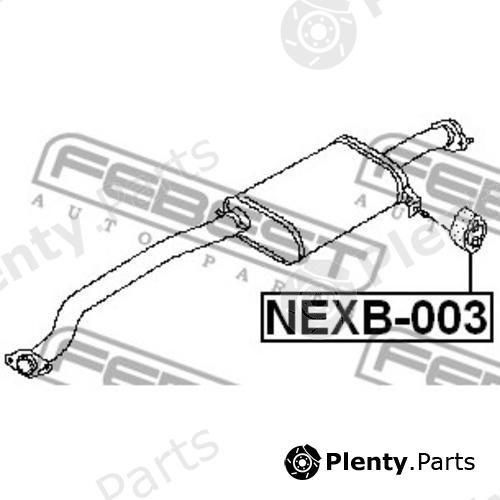  FEBEST part NEXB-003 (NEXB003) Replacement part