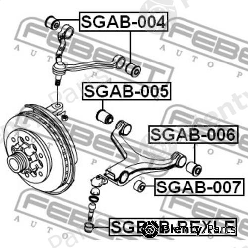  FEBEST part SGBJB-REXLF (SGBJBREXLF) Repair Kit, ball joint