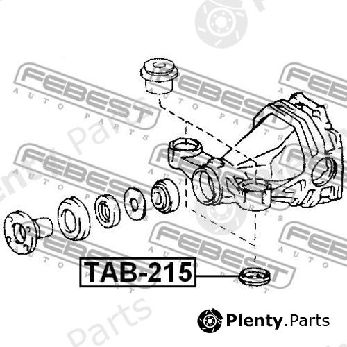  FEBEST part TAB-215 (TAB215) Replacement part