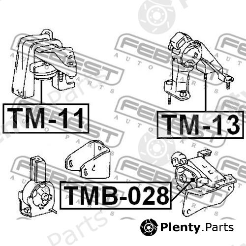  FEBEST part TMB-028 (TMB028) Engine Mounting