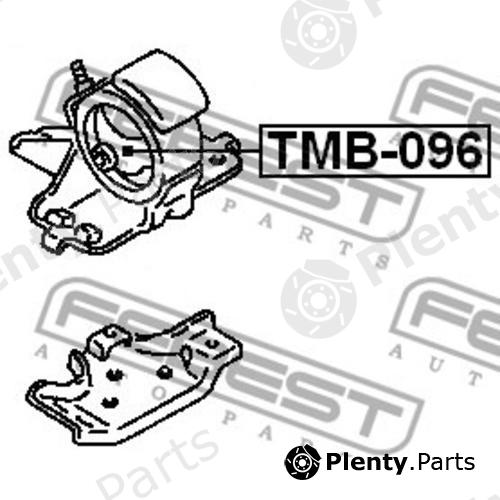  FEBEST part TMB-096 (TMB096) Engine Mounting