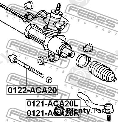  FEBEST part 0121ACA20R Tie Rod End