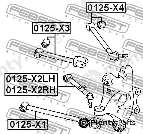  FEBEST part 0125X3 Track Control Arm