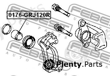  FEBEST part 0176GRJ120R Piston, brake caliper