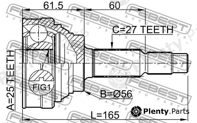  FEBEST part 0210031 Replacement part
