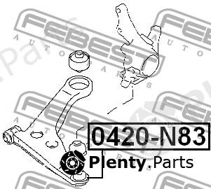  FEBEST part 0420N83 Ball Joint