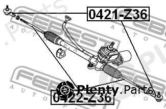  FEBEST part 0421Z36 Tie Rod End