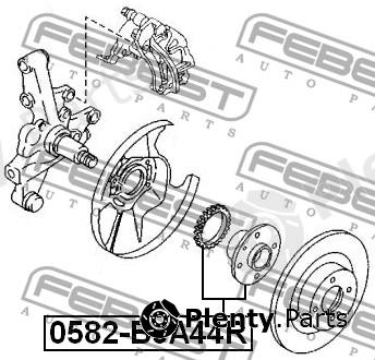  FEBEST part 0582BJA44R Wheel Hub