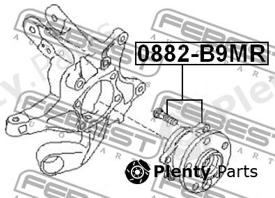  FEBEST part 0882B9MR Wheel Hub