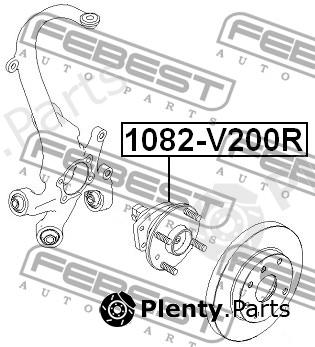  FEBEST part 1082-V200R (1082V200R) Wheel Hub