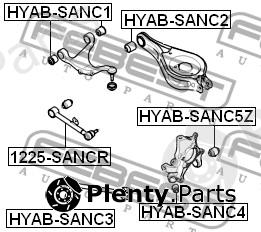  FEBEST part 1225SANCR Track Control Arm