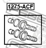  FEBEST part 1275ACF Repair Kit, brake caliper