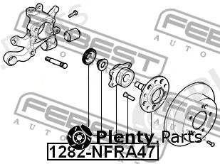  FEBEST part 1282-NFRA47 (1282NFRA47) Wheel Hub