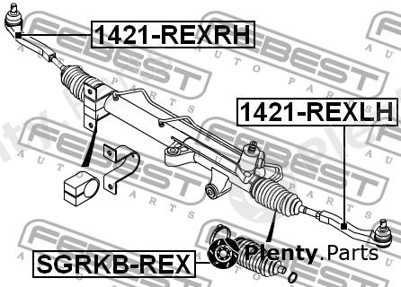  FEBEST part 1421REXRH Tie Rod End