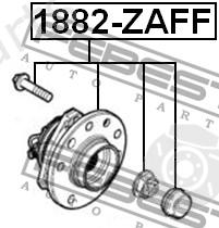  FEBEST part 1882ZAFF Wheel Hub