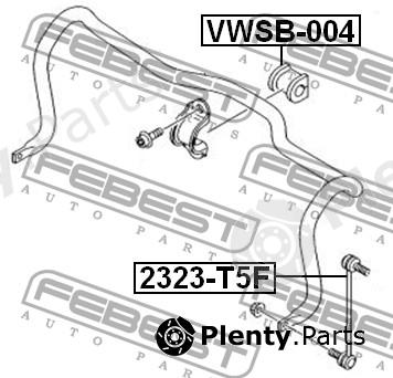  FEBEST part 2323-T5F (2323T5F) Rod/Strut, stabiliser