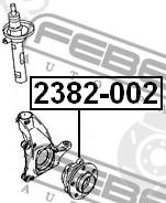  FEBEST part 2382-002 (2382002) Wheel Bearing Kit