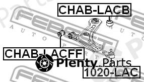  FEBEST part CHABLACFF Control Arm-/Trailing Arm Bush