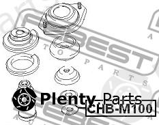  FEBEST part CHB-M100 (CHBM100) Anti-Friction Bearing, suspension strut support mounting
