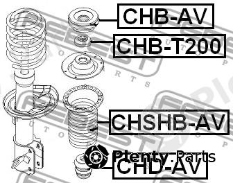  FEBEST part CHD-AV (CHDAV) Shock Absorber