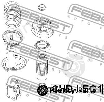  FEBEST part CHDLEG1 Shock Absorber