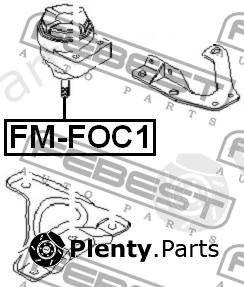  FEBEST part FM-FOC1 (FMFOC1) Engine Mounting