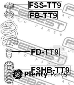  FEBEST part FSHBTT9 Protective Cap/Bellow, shock absorber