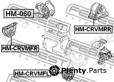  FEBEST part HMCRVMFL Engine Mounting