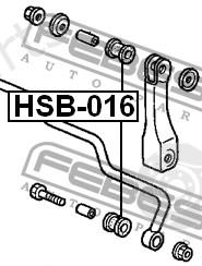  FEBEST part HSB016 Replacement part
