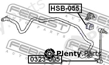  FEBEST part HSB055 Replacement part