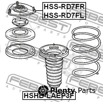  FEBEST part HSHBLAEP3F Protective Cap/Bellow, shock absorber