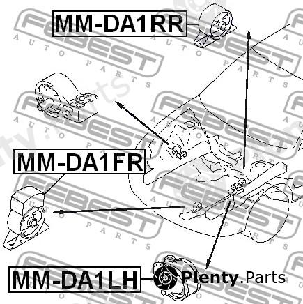 FEBEST part MMDA1LH Engine Mounting