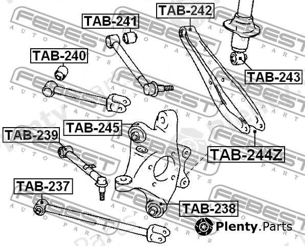  FEBEST part TAB237 Replacement part