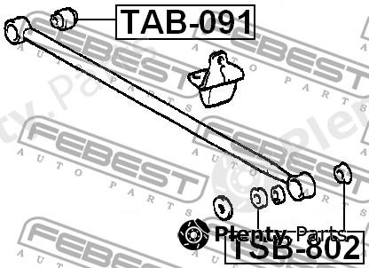  FEBEST part TSB802 Replacement part