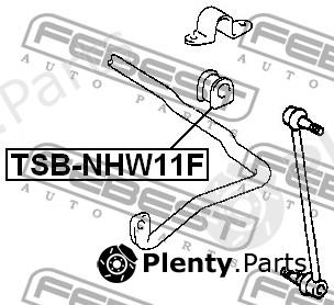  FEBEST part TSBNHW11F Stabiliser Mounting