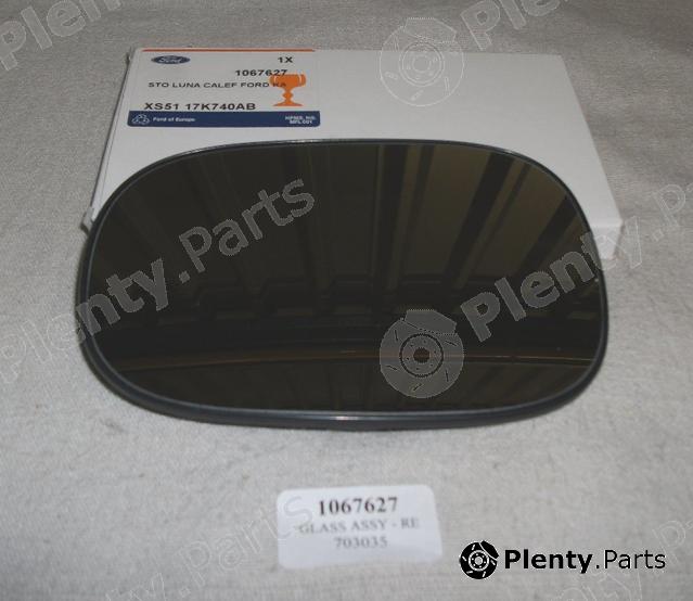 Genuine FORD part 1067627 Mirror Glass, outside mirror