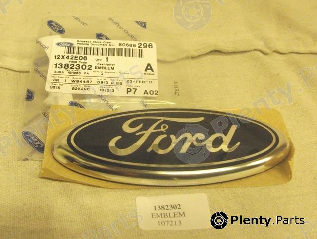 Genuine FORD part 1382302 Radiator Emblem