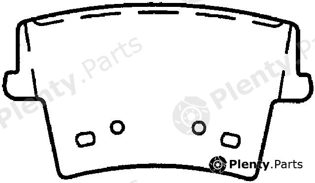  BENDIX part D1057 Brake Pad Set, disc brake