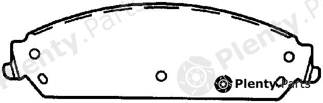  BENDIX part D1058 Brake Pad Set, disc brake