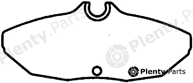  BENDIX part D599 Brake Pad Set, disc brake